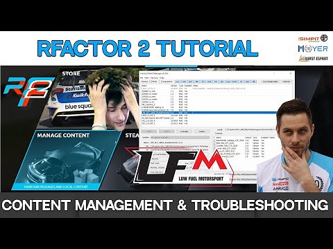 rFactor 2 Tutorial | How to manage Content & Troubleshooting