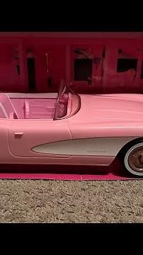 Hot Wheels RC Barbie Corvette Remote Control Car from Barbie: The Movie #barbiethemovie #mattel