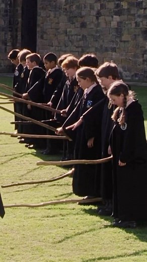 Harry Potter on Instagram: "important tip for flying lessons: it’s helpful to have a broom 🧹"