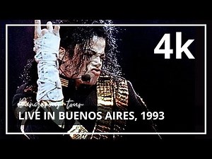Michael Jackson - Live in Buenos Aires, 1993 (Full Concert) | Dangerous World Tour [4K 60FPS]