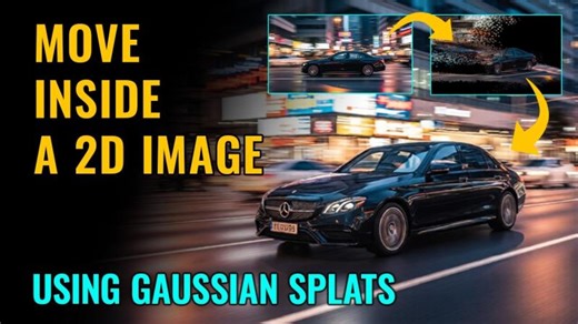 Single Image to 3D Camera Move | Gaussian Splat + Qwen Fix | Matthew Hallett