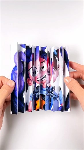 Poppy playtime 5 Lilly Amazing 3d Art Flip 4 파피플레이타임5 #art #poppyplaytime