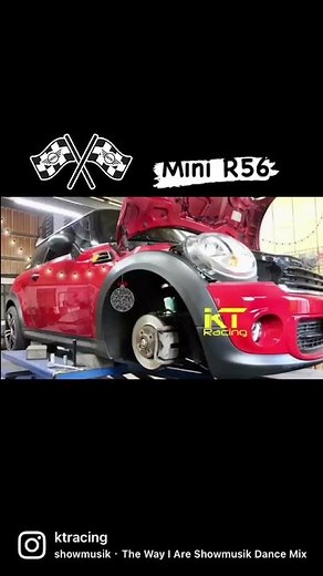 MINI R56 installed KT suspension.