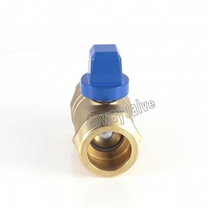[Hot Item] Brass Ferrule Lateral Connections Lockable Ball Valves