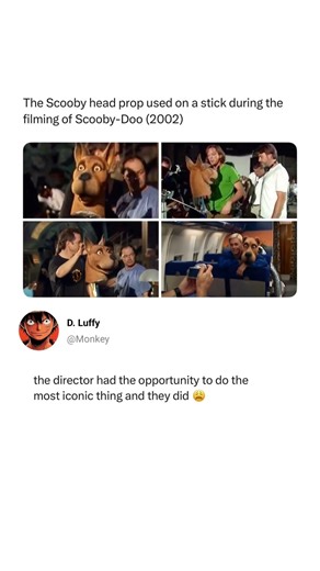 Behind the Scenes of Scooby-Doo (2002 film) – The Scooby Head Prop Reveal 🐶🎬