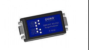 RS232 DB9M/F LED Link Tester with Surge Protection