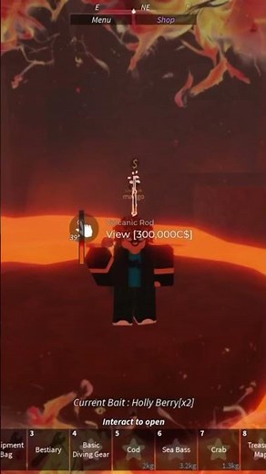 how to catch inferno hide fast on roblox fisch!