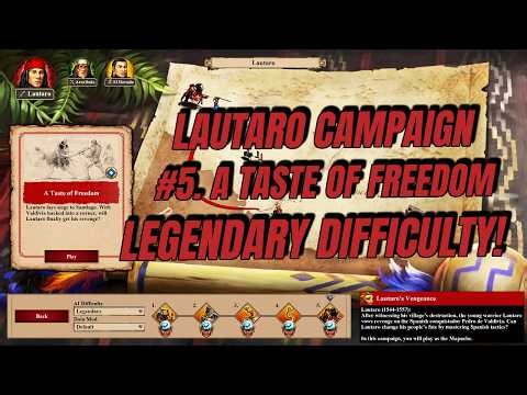 #5. A Taste of Freedom | LEGENDARY | Lautaro Campaign | AoE2:DE - The Last Chieftains DLC!