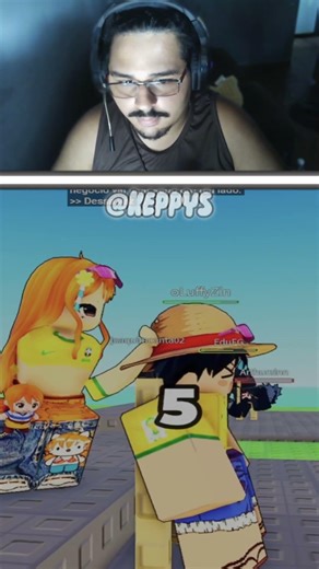 Luffyn and the Roblox slap game!
