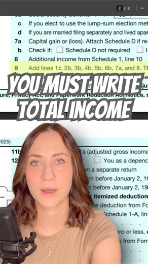 You must write “total income” from taxes on your I-864
