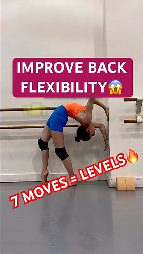 7 Moves to Improve Back Flexibility - Beginner to Pro🔥 #flexibility #stretching #shorts #backbend