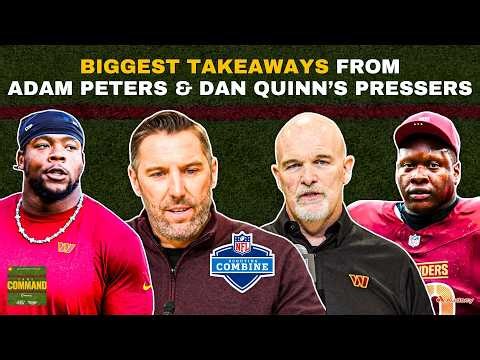 Laremy Tunsil & Daron Payne Staying? Adam Peters & Dan Quinn Presser Takeaways | Take Command
