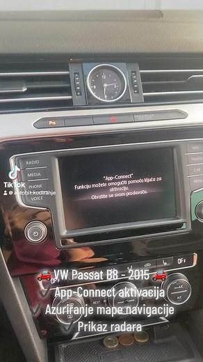 🚗 VW Passat B8 - 2015 🚗 ✔️ App-Connect aktivacija ✔️ Azuriranje mape navigacije ✔️ Prikaz radara #vw #vwpassat #b8 #passatb8 #passat #mapupdate #appconnect #carplay #androidauto | AutoBit - Autodijagnostika i kodiranje