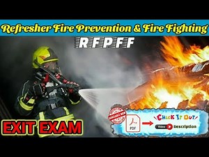 Refresher FPFF Questions with Answers Part #1 | PDF in Description | RFPFF Exit Exam