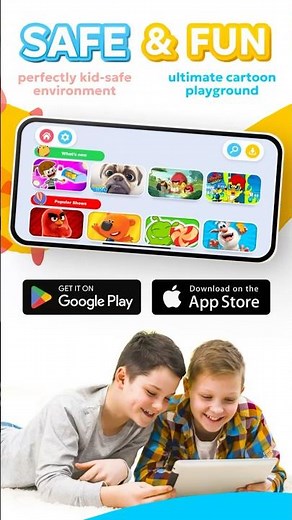 ✨ Watch Fun Cartoons Anytime! 📺 | Download Kids App Now! 🎉