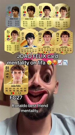 Joao Felix card mentality ratings on fifa