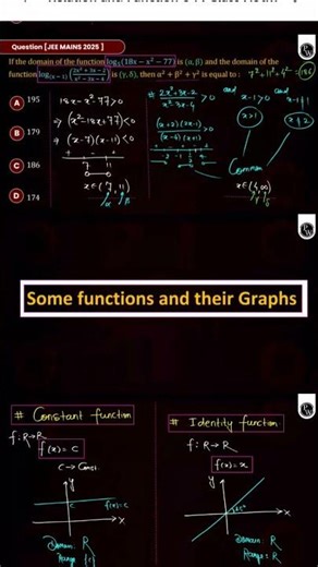 relation and function most important question and their graph #maths #boards