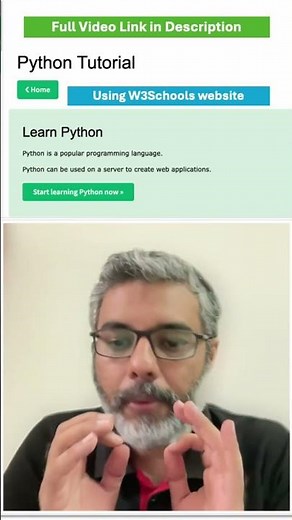 W3Schools Python Full course in 1 hour #python #w3schools