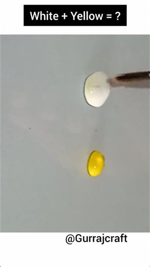 How to Make Lemon Yellow ? #colourmixing #art #asmr #paintmixing #satisfying #colors #shortsviral