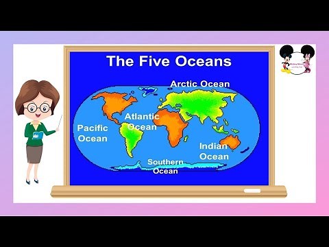 Oceans in the World in English | Name of 5 Oceans in the World for Children