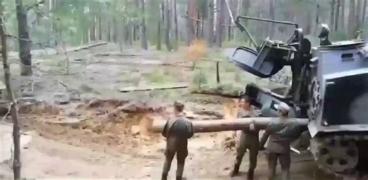 Russian Soldier Killed by Tank During Training