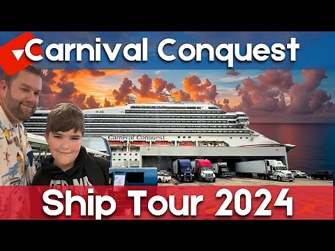 Carnival Conquest: Ship Tour in 4k