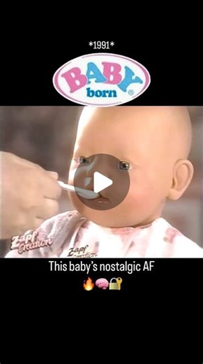 @a90slife on Instagram: "BABY BORN doll from Zapf Creation. 1991. . . . . . . . . . . . . #zapfcreation #babyborn #90stoys #retrotoys #90s #90skid #90sbaby #90saesthetic #90sthrowback #90sads #throwback #nostalgia #nostalgic #childhoodmemory #kidstv #retro #vintage #millenial #memoryunlocked #90stv #80sbaby #80skid #a90slife"