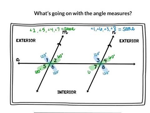 Parallel Lines Cut by a Transversal: Congruent or Supplementary