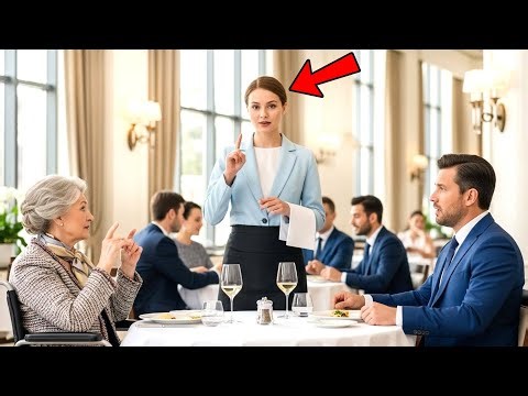 The Waitress Used Sign Language — The Billionaire CEO Realized His Deaf Grandma Was Understood