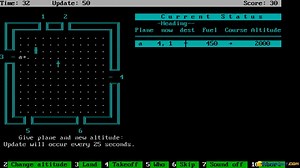 Air Traffic Controller Gameplay ( PC Game, 1985) ( 1)