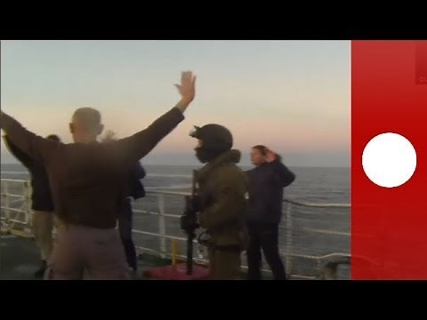 Arctic Sunrise assault: Moment of Greenpeace ship boarding by Russian forces - Unseen footage