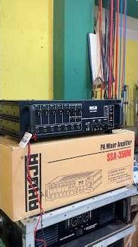 Ahuja SSA350M Amplifier Review & Testing | 350 watt amplifier #ahuja #djsetup #dj #ytshorts #review