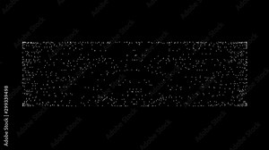 Endless Looping Mask of Point Cloud Forming a Spinning Cylinder