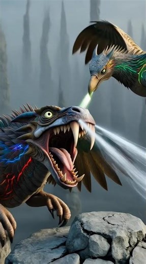 Basilisk Gorgonopsid vs Cockatrice Dimorphodon