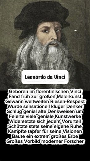 Das zeitlose Genie von Leonardo da Vinci! #leonardodavinci #davinci #kunst #geschichte #italien
