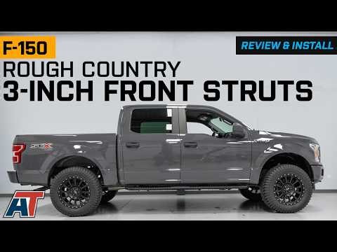 2014-2026 4WD F-150 Rough Country Suspension N3 Loaded Front Struts Review & Install