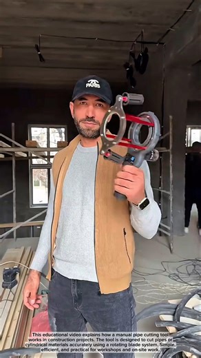 Smart Manual Pipe Cutting Tool | Fast & Precise Construction Work