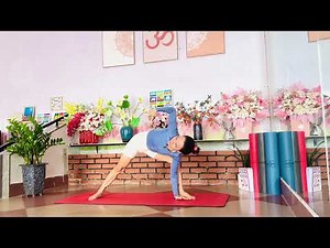 [4K] Relaxing Yoga and Stretching Practice, Yoga in Pantyhose