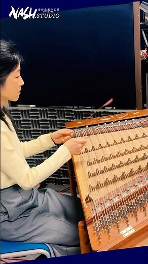 【Nash Music Library】制作風景をのぞき見👀 中国伝統音楽(仮) 収録風景2 #nashmusiclibrary #著作権フリー音楽 #shorts