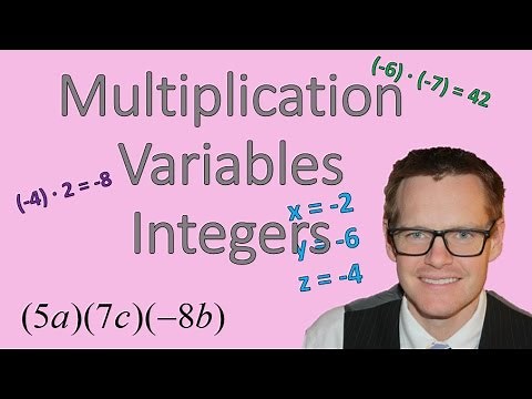Multiplication Variables & Integers (Simplifying Math)