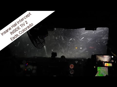 Intense Hail Intercept/TIV 2 (Tornado Intercept Vehicle) - Eads, Colorado