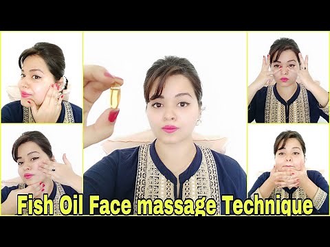 Fish Oil face massage technique for Younger, Tighter and Glowing Skin || ‪@Indianbeautyonduty‬