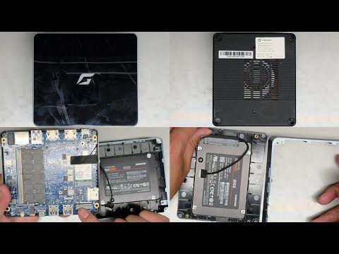 CyberGeek Nano A1 Mini PC Disassembly RAM SSD Hard Drive Upgrade Replacement Repair Quick Look