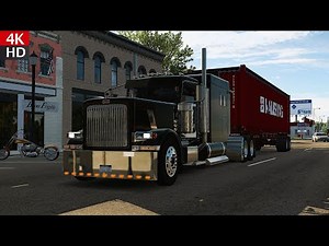 ATS 1.55 | 4K | Container Chaos - Arnooks Pack with Pizzster and Damo's 389 American Truck Simulator