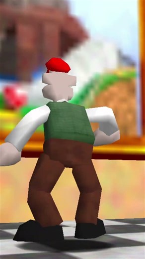 🟦 3 Cartoon Characters Crushed by Thwomp - Super Mario 64