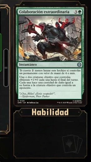 Las cartas del deck SPIDERMAN: Poder y Responsabilidad Parte 25 #commander #spiderman #magicespañol