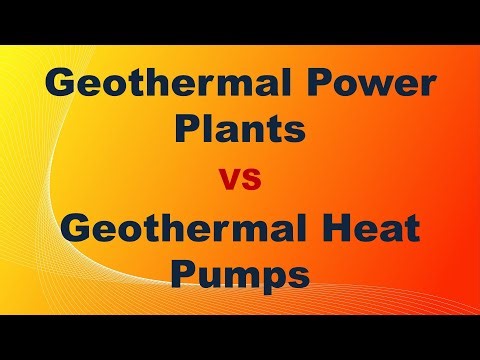 Geothermal Power Plants VS Geothermal Heat Pumps