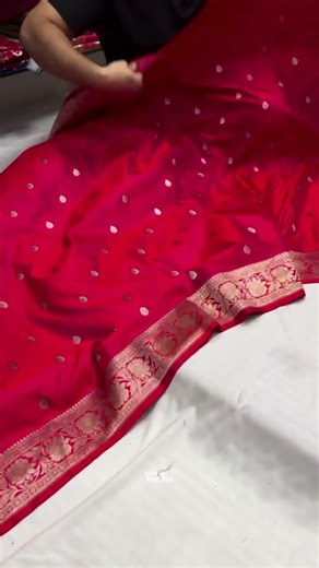 🌹 Elegant Mashru Katan Silk Saree | Rich Banarasi Weave & Royal Shine | Irfan Textiles