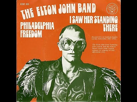 The Elton John Band ~ Philadelphia Freedom 1975 Disco Purrfection Version