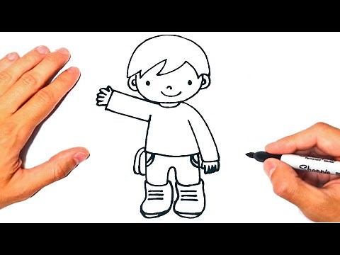 Como dibujar un NIÑO PEQUEÑO | Dibujando un niñito pequeño